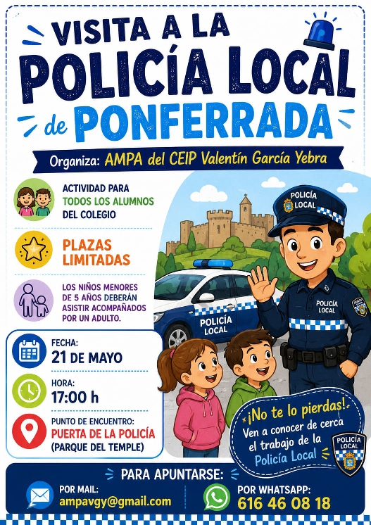 Foto de ¡Visita a la Policía Local de Ponferrada!